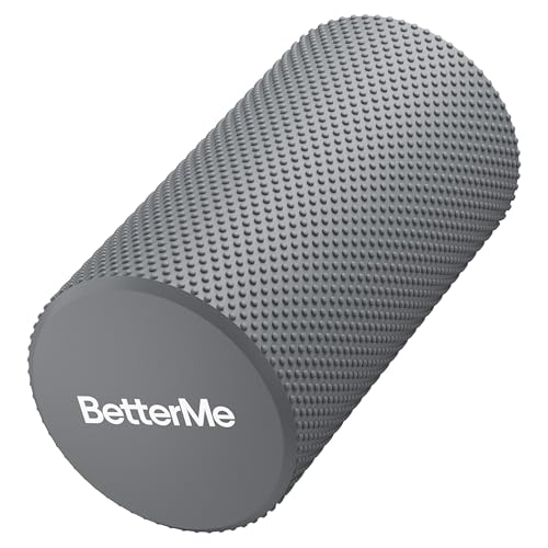 BetterMe Foam Roller for Muscle Recovery – High Density Exercise Roller for Back &Legs – Deep Tissue Massage Roller for Tension, Relief & Stretching (Stone Gray) - color: Stone Gray