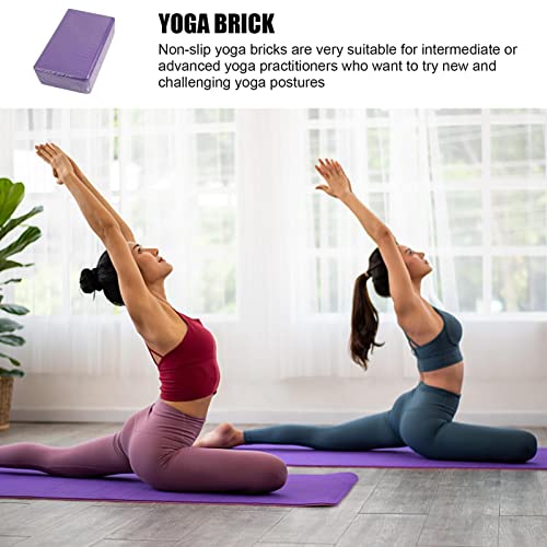 Yoga Block,Eva Foam Blocks Supportive Yoga Brick Soft Non-Slip Exercise Blocks, Yoga Accessories for Stability, Balance, Deepen Stretches