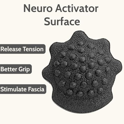 ACTIVATOR - The Better Massage Ball for Myofascial Release, Trigger Point Therapy, Acupoint & Yoga. Foot Massage, Physical Therapy & Lacrosse Ball in One. 3 Surfaces for Advanced Muscle Release