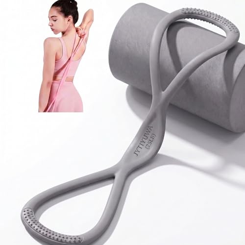 Resistance Bands with Handles,Figure 8 Resistance Band Elastic Fitness Bands Exercise Band for Home Yoga Gym Workout