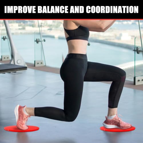 MiOYOOW 10PCS Core Sliders, Non Slip Workout Sliders Dual Sided Exercise Gliding Discs for Women Men Abdominal Core Strength Deep Squats Lunges Pushups (Diameter 7.8""), Black