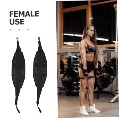 Toddmomy Hanging Ab Straps for Pull Up Bar Adjustable Fitness Straps Sturdy Nylon Soft Padding Ab Sling Kit for Strength Training Suitable for Home Gym Workouts
