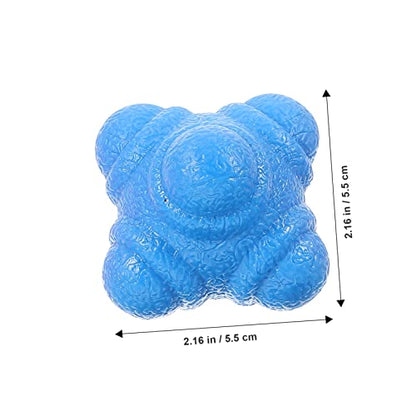 6-Piece Hexagonal Reaction Balls Set for Hand-Eye Coordination Training Speed Reflex Agility Balls for Sports and Fitness Training 5.5cm Size