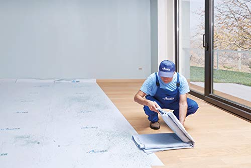 Temporary Floor Protection 36’’ x 100’ - Anti Slip, Easily Applied Save Your Time - 100% Paint Proof – Reusable Material,Coverage of 300 sqft!