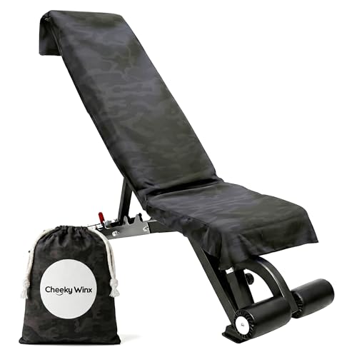 Hooded Microfiber Gym Towel – Highly Absorbent Car Seat Towel with Carry Bag – Double-Sided Sweat Towel, Reversible, Quick Dry & Sand-Resistant Fabric, Camouflage, 130 x 60cm