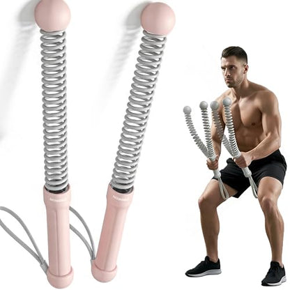PROIRON Cordless Battle Rope Weighted Ropeless Battle Ropes for Home Gym Workout Exercise Rope for HIT Training Ropes for Men & Women Pink