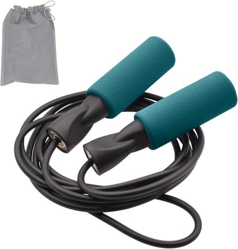 Speed Jump Rope Skipping - Blazing Fast Jumping Ropes - Endurance Workout for Boxing, MMA, Workout Equipment Martial Arts or Just Staying Fit Adjustable for Men, Women and Children