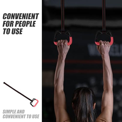 Boys and Girls Gym Rings with Strap, Adjustable Length for Fitness Training