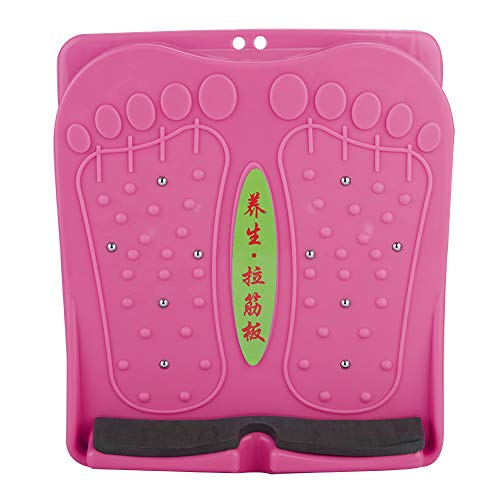Calf Stretcher, Household Folding Foot Calf Stretcher, Leg Fitness Slant Pedal Board, Achilles Stretcher, Foot and Calf Stretcher, Calf Stretcher Slant Board - color: Pink
