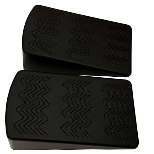 qibylift quat Wedge Block Pairs, YOGA Pilates Block Slant Board Calf Stretcher, Exercise Ramps for Weightlifting, Squat Wedges, Home Gym, Weight Lifting & Yoga
