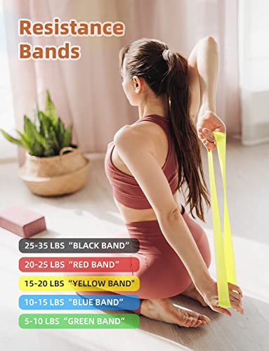 GHB Agility Ladder,Football Training Equipment Set,4 Agility Hurdles, 20 feet12 Rungs Speed Ladder,12 Disc Cones,Resistance Parachute, Jump Rope, 5 Resistance Bands