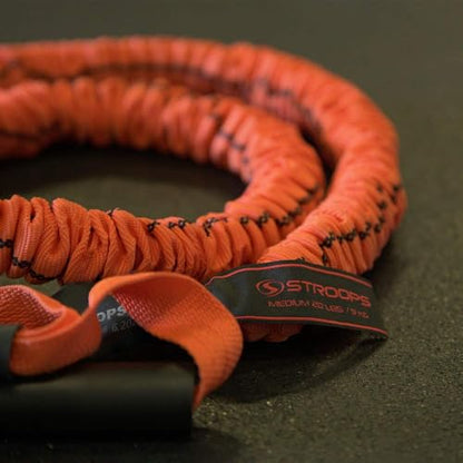 Slastix Toner Resistance Bands with Handles | Safe Sleeve Exercise Bands for Strength Training, Full Body Workouts, and Home Gym Fitness