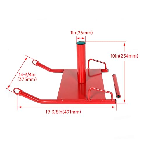 Power Speed Sled w/Harness&Padded Weighted Drag Sport Training Running Football Sled for Fitness Strength Training and Athletic Exercise