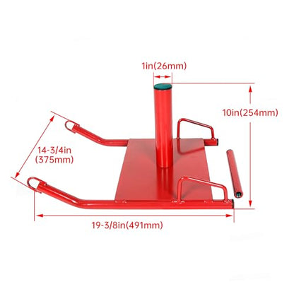 Power Speed Sled w/Harness&Padded Weighted Drag Sport Training Running Football Sled for Fitness Strength Training and Athletic Exercise