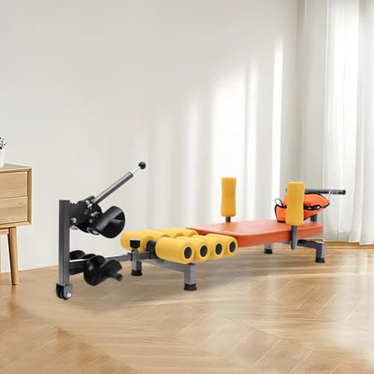 Lumbar Decompression Table with Cervical Traction Full Body Stretching Device for Neck Back Knee Hip Pain Relief Up to 264.5 lbs Weight Capacity