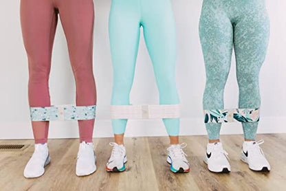 Take Set of Three Resistance Bands for Lower Body, Legs, and Glute Workout