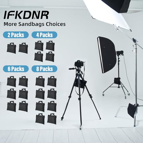 10 Packs Sandbags with 10 PE Bags, Heavy Duty Sand Bags, Sand Bags for Weight with Zipper and Buckle Straps for Support Light Stand, More 2/4/6/8/10/12 Packs Sand Bag to Choose. - size: 10 PCS
