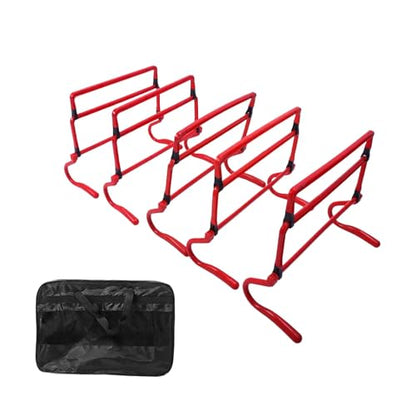 5Pcs Agility Training Hurdles Adjustable Speed Obstacles for Football Soccer Basketball Running Games