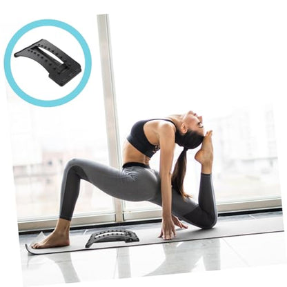Lumbar Back Stretcher for Spine Corrector and Massage Device for Home Use Back Arch Support and Relaxation Tool