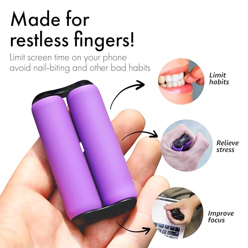 ONO Roller - Handheld Fidget Toy for Adults | Help Relieve Stress, Anxiety, Tension | Promotes Focus, Clarity | Compact, Portable Design (Purple, Full Size - ABS Plastic) - size: Full Size, style: ABS Plastic - Purple
