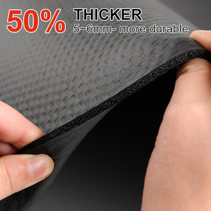 Treadmill Walking Pad Mat for Carpet Floors,29.5x70.8"Foldable Treadmill Mat for Hardwood Floors,Non-Slip Exercise Equipment Mat for Under Exercise Bike,Walking Pad & Elliptical,Noise Shock Absorption - size: 29.5" × 70.8"