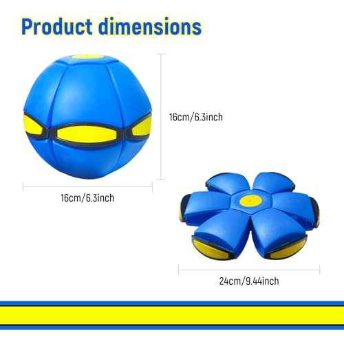 Magic Meta Ball, Magic Bouncing Ball, Two Modes to Switch Freely, Foldable, for Parent-Child Interaction, Indoor & Outdoor Use