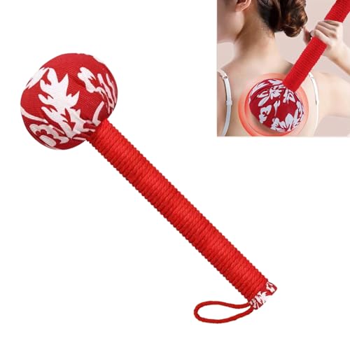 Mugwort Massage Hammer, Massage ToolsBack, Shoulder & Body - Handheld Percussion TherapyTool with US Design Patent Red - color: Red,