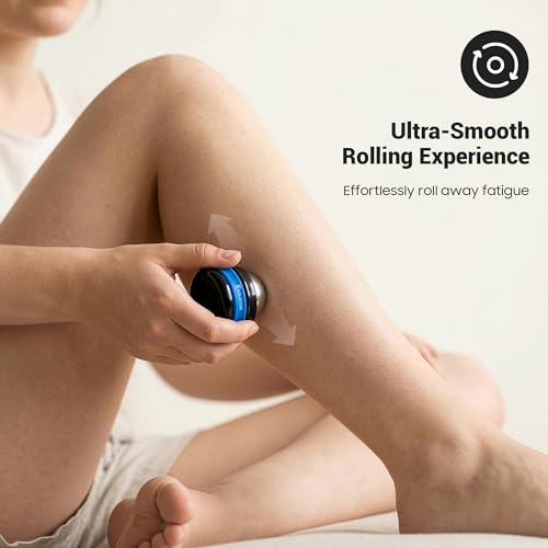 Solacium CryoSphere Mini - Stainless Steel Cold Massage Roller Ball - Handheld Massage Tool for Sore Muscles, Shoulders, Arms, Neck, Back and Feet