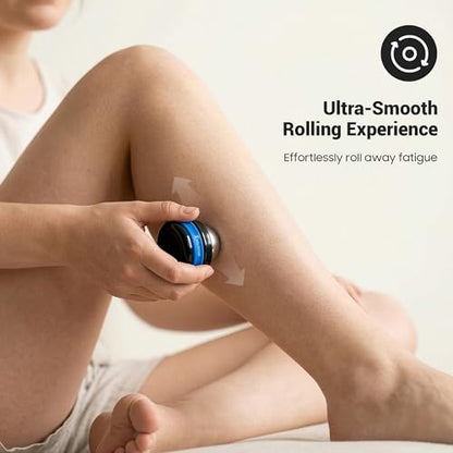 Solacium CryoSphere Mini - Stainless Steel Cold Massage Roller Ball - Handheld Massage Tool for Sore Muscles, Shoulders, Arms, Neck, Back and Feet
