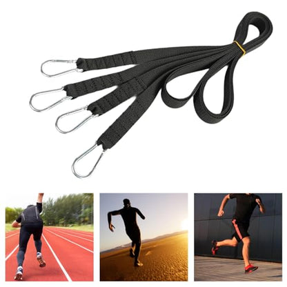 2X Sled Pull Straps Workout Weighted Sled Pulling Straps for Indoor Home Leg