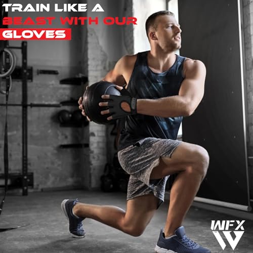 Weight Lifting Gym Gloves Fitness Workout Breathable Ladies Gloves Non-Slip Silicone Padded Palm Protection Elasticated Strength Training Equipment Half Finger Exercise