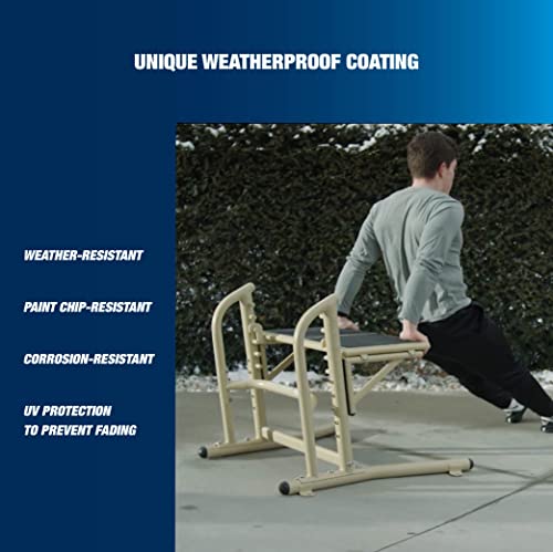 Stamina Outdoor Plyo Box - Adjustable Height 16-24 in. w/Non Slip Surface - Smart Workout App Included- Plyometric Jump Box Step Up Box for Box Jump, Crossfit, Split Squats & More | Smart Workout App Included- Plyometric Jump Box Step Up Box for Box Jump;