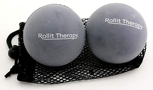 Pair of 3.5" (Magnus) Soft Rubber Massage Balls