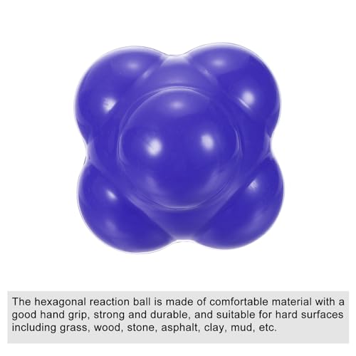 PATIKIL Reaction Balls Agility Trainer, Silicone Bounce Balls for Baseball Hand-Eye Coordination Reaction Training, Speed Reflex