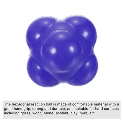 PATIKIL Reaction Balls Agility Trainer, Silicone Bounce Balls for Baseball Hand-Eye Coordination Reaction Training, Speed Reflex