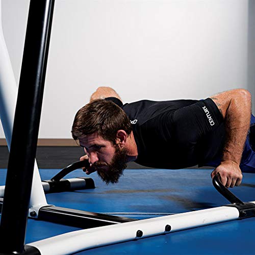 Century Fitness Training Station One Size Fits Most, Upper Body, Martial Arts, Bolt for Heavy Hanging Bag, Pull Up Bars, Dip Handles, Push Up Handles, Holds Up to a 100lb Bag