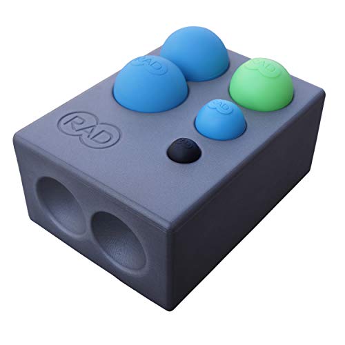 RAD Point Release Kit / 5-in-1 Massage Tool Kit with Block, Massage Balls and Peanut Roller for Self Massage, Mobility and Recovery