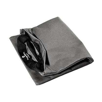 Hugger Mugger Unfilled 10lb Yoga Sandbag - Adds Weight to Your Poses, Zipper Cover, Sturdy Handle, Durable Material, Not Filled with Sand