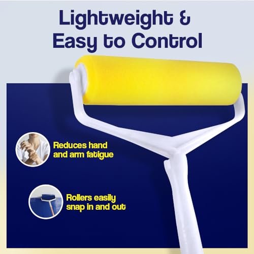 FoamPRO 410 Perfect Balance Roller Set (Frame & 9" x 3/8" Roller), 9"