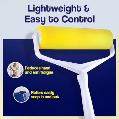 FoamPRO 410 Perfect Balance Roller Set (Frame & 9" x 3/8" Roller), 9"