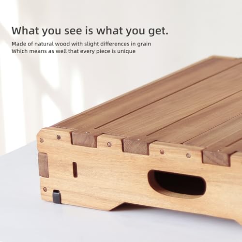 Wooden Platform 3.7" Height.One Step Stool Larger 31.5" for Adults&Senior. Carbonization Porch Step,Stair Assist Indoor&Outdoor,Bedside Foot Stepper,Mobility Stepping.for Handicap,Elderly,Kids