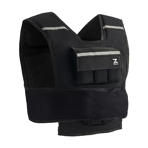 ZELUS Weighted Vest with Adjustable Weights for Home Workouts - color: 23lb Iron Bar