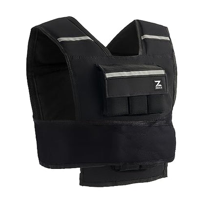 ZELUS Weighted Vest with Adjustable Weights for Home Workouts - color: 23lb Iron Bar