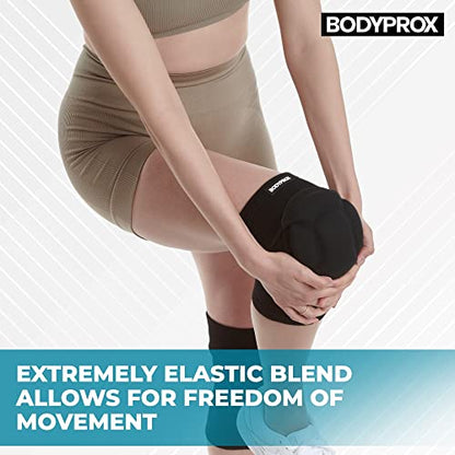 Bodyprox Protective Knee Pads, Thick Sponge Anti-slip, Collision Avoidance Knee Sleeve - size: Large