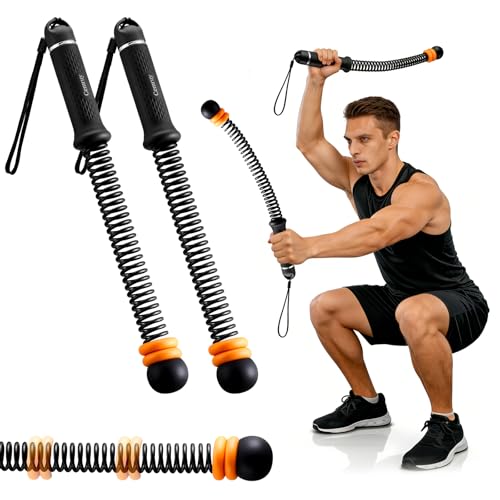Cordless Battle Ropes with Adjustable Weighted Ropeless Battle Rope for Home Gym Exercise, Portable Workout Equipment for Strength Training & Cardio Fitness for Women & Men