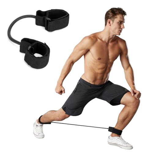 Training Leg Resistance Cuff Band Lower Body Strength Leg Power Tube Increase Speed and Stride Length Training Trainer Booty, Legs, Thighs, for Football Basketball Running MMA Tennis Exercise