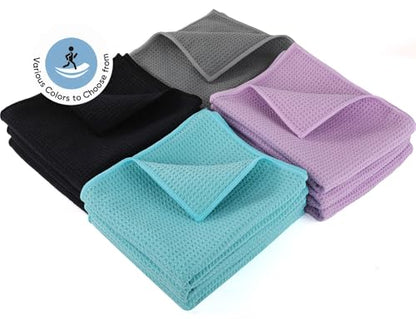 Microfiber Gym Towels 3 Pack, Quick-Drying Yoga Towels for Sport, Workout Equipment, Home and Gym, 16 Inches x 27.5 Inches
