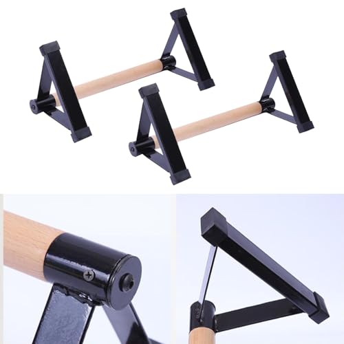 Premium Wooden Push Up Bars Set for Strength Training and Body Fitness