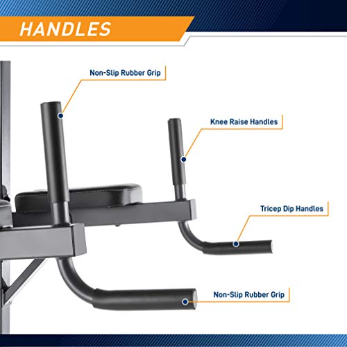 Marcy Multi-Functional Power Tower Home Gym for Strength Trainings - color: VKR Home Gym - Black