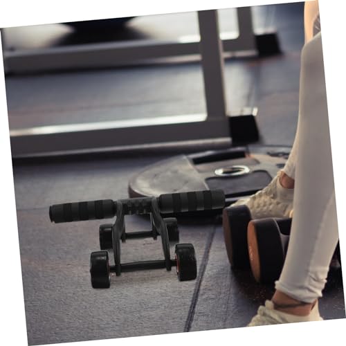 GANAZONO Ab Roller Wheel for Abs Workout Portable Fitness Equipment with Anti-skid Handle Supports up for Home Exercise Suitable for Men and Women